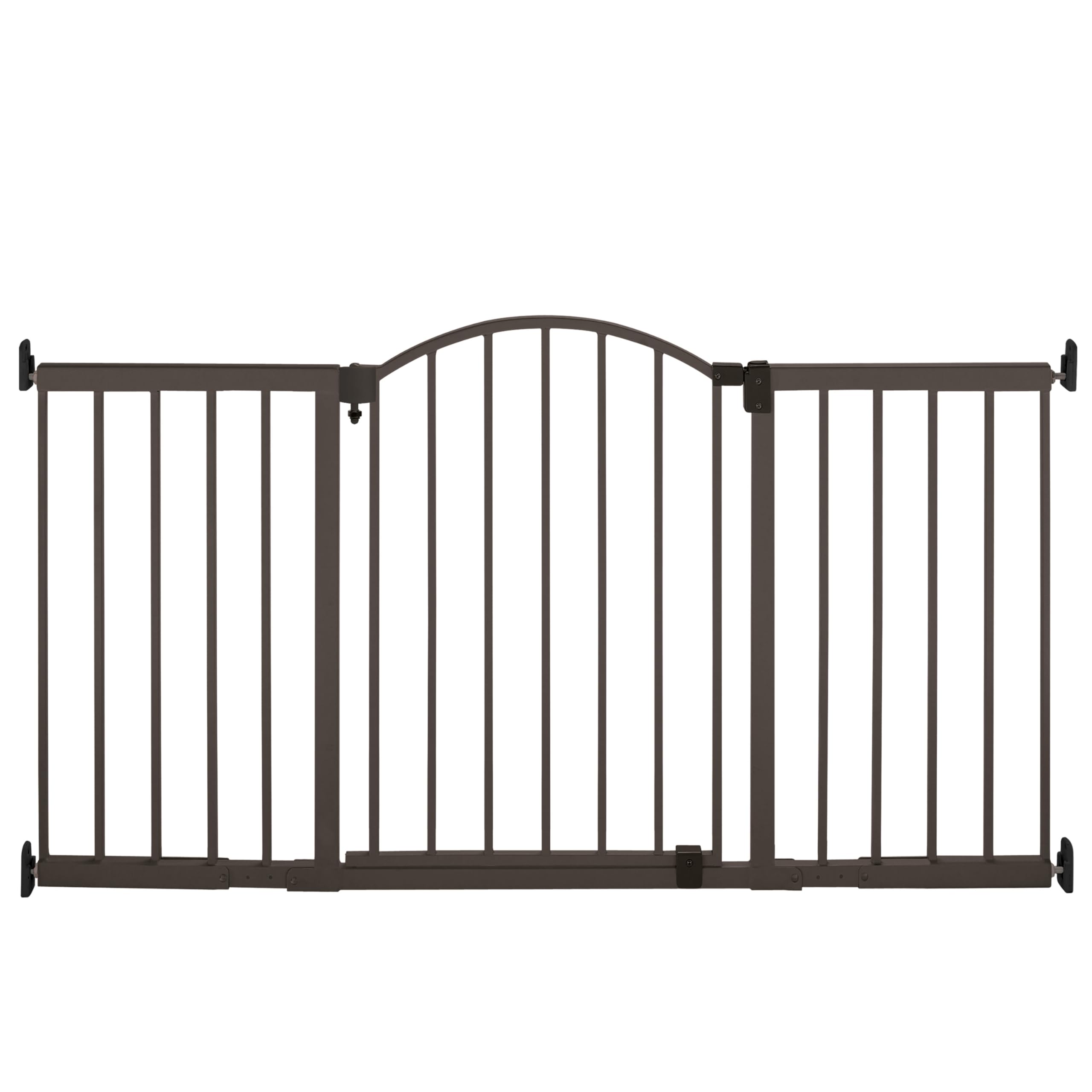 Amazon Summer Infant Metal Expansion Extra Wide Safety Pet and Baby Gate 44 71 Wide 36 Tall Hardware Mounted for Dog and Child Safety Fits Large Opening or Doorway Auto Close Walk Thru